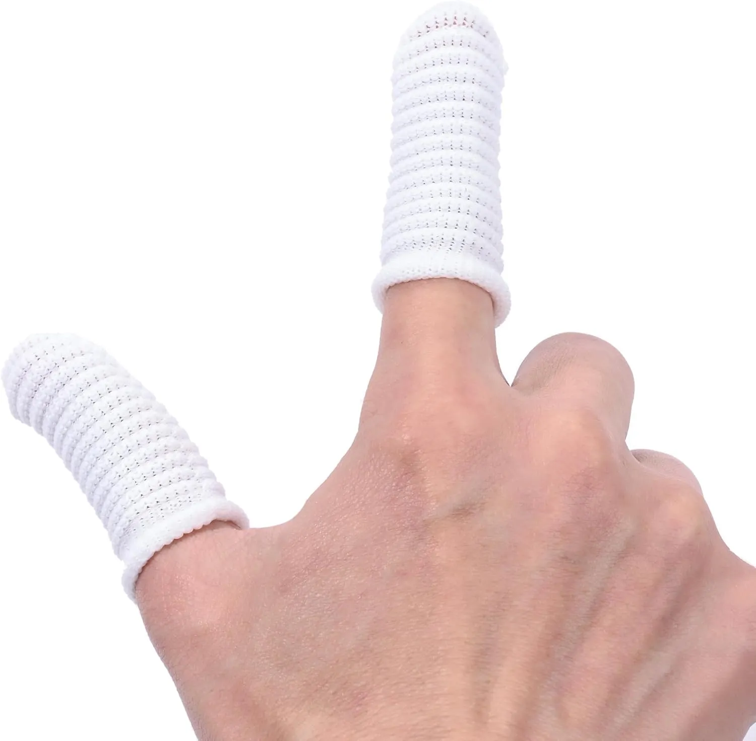 20 Pcs Pet Finger Toothbrush - 360 Spiral Design with Knitted Polyester for Dogs & Cats, Gentle Dental Cleaning Finger Sleeve for Oral Care, Reusable Grooming Supplies