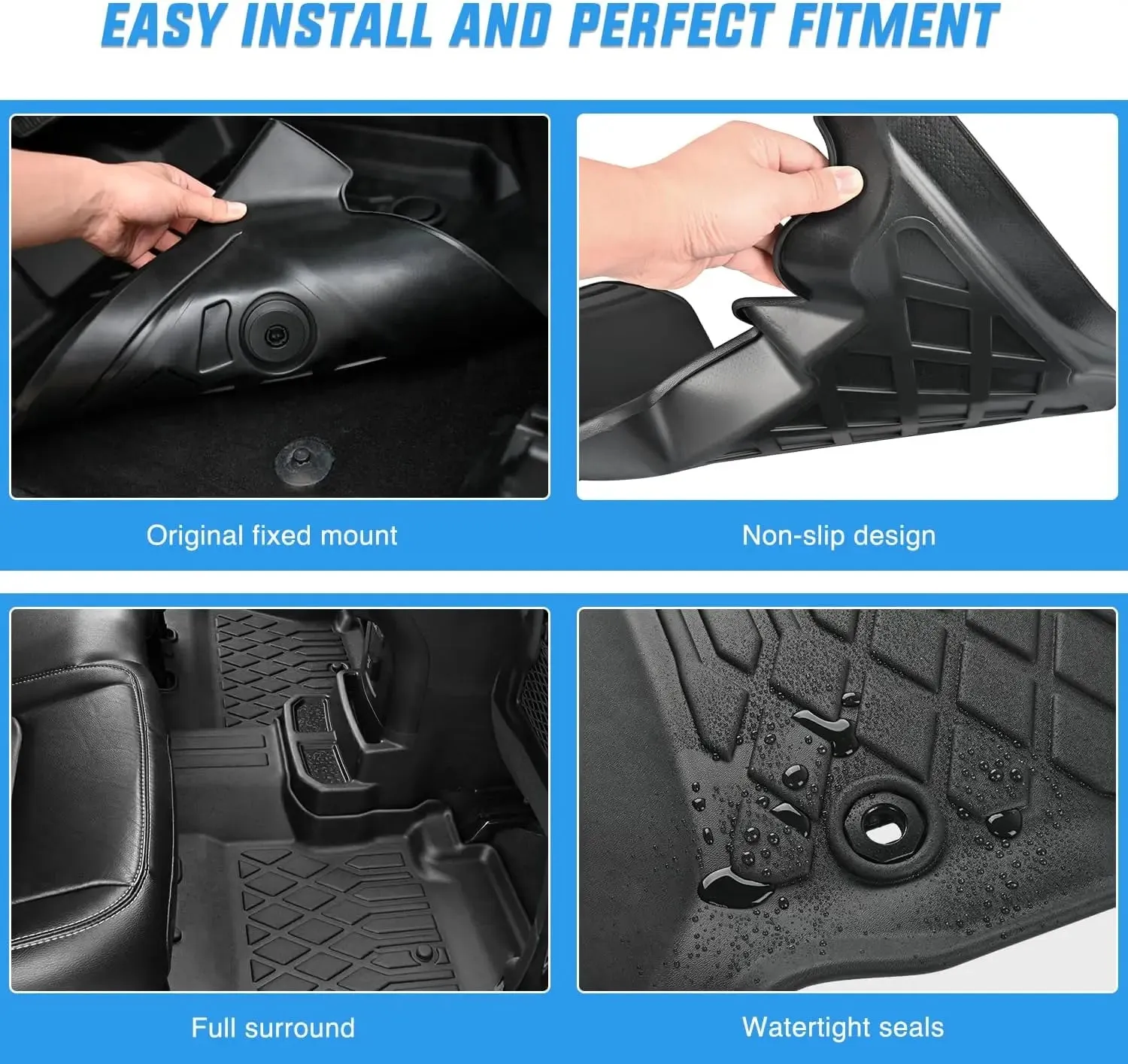 2017-2025 Jeep Compass TPE Floor Mats