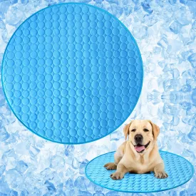 36 Inch Cooling Mat for Dogs Pet Summer Self Cooling Pad for Medium Large Dog Washable Blanket Sleeping Cool Breathable Portable Bed for Indoor Outdoor Pet Cat