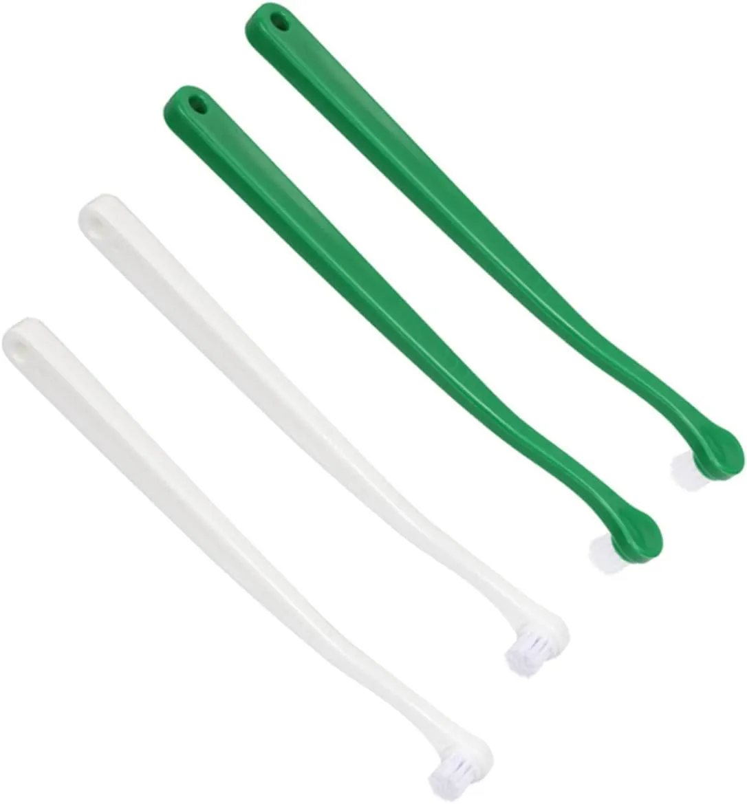 3sets Ergonomic Handle Portable Cat Toothbrush Dog Toothbrush for Puppy Kitten 4pcs*3