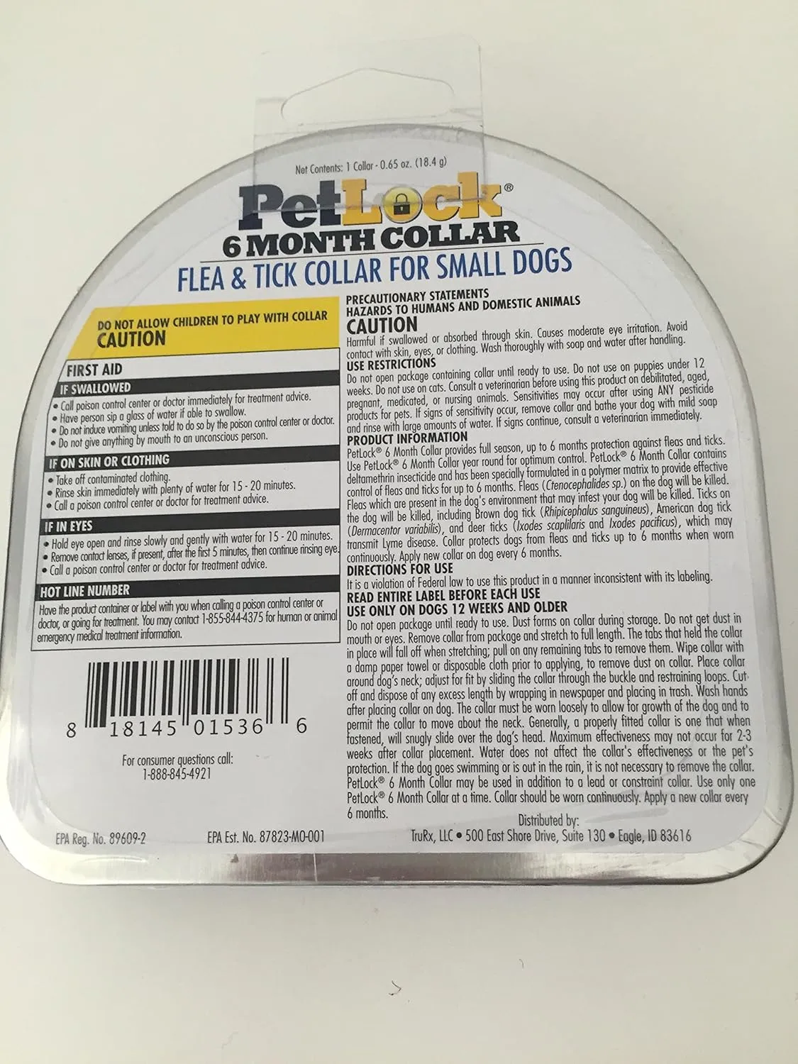 6 Month Collar Small