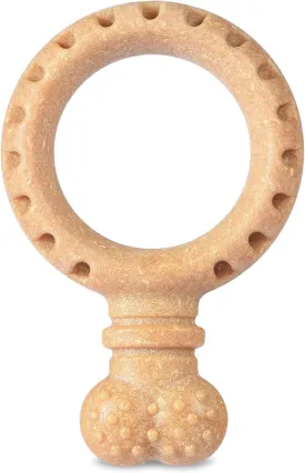 Arm & Hammer for Pets Barkies Ring Compressed Wood Collection, 5.5 Inch Peanut Butter Flavored Wood Blend Chew Toy for Dogs | Faux Stick, Splinter-Free, Safer & Durable Alternative to Chewing Sticks