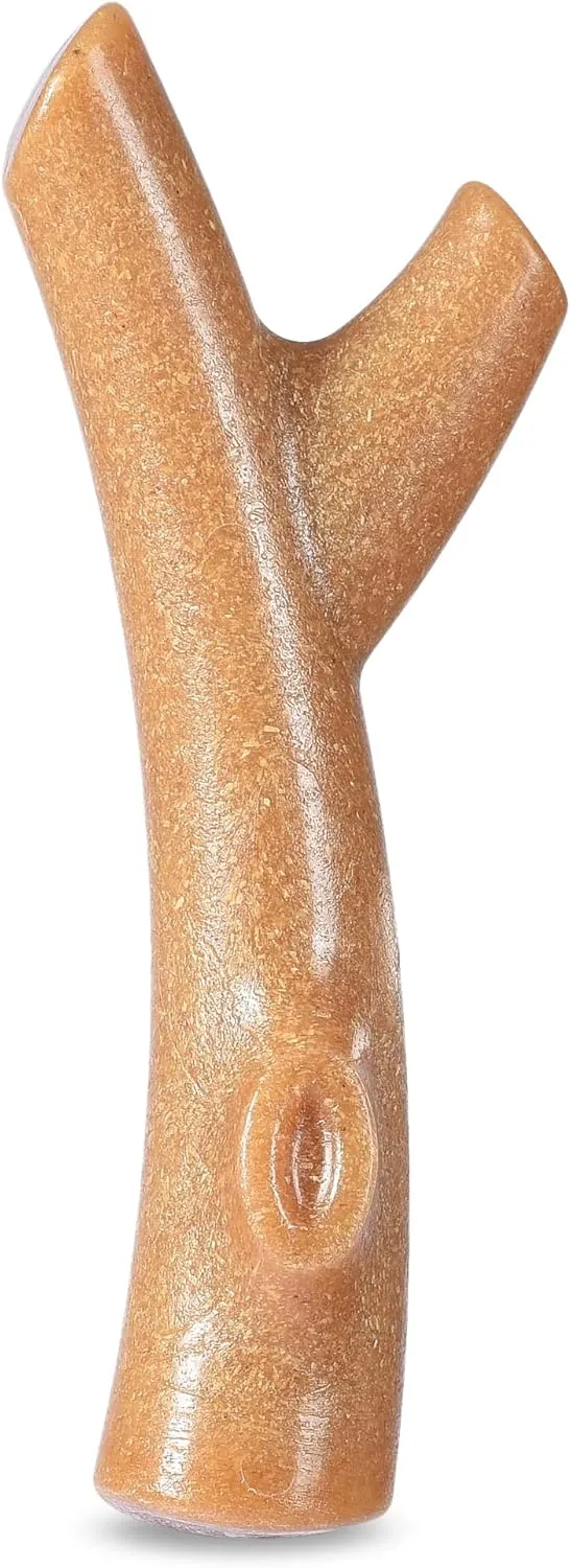 Arm & Hammer for Pets Barkies Tree Bark Compressed Wood Collection, 7 Inch Chicken Flavored Wood Blend Chew Toy for Dogs | Faux Stick, Splinter-Free, Safer & Durable Alternative to Chewing Sticks
