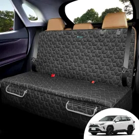 Back Seat Pet Cover for Dogs for SUV, Waterproof Backseat Cover for Dog in Car Heavy Durable Car Seat Covers for Dogs with Side Flap, Non Slip Bench Car Seat Protector for SUV,Jeeps,RAV4,CR-V