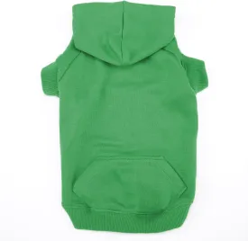 Basic Hoodie for Dogs, 24" XL, Green,Blue