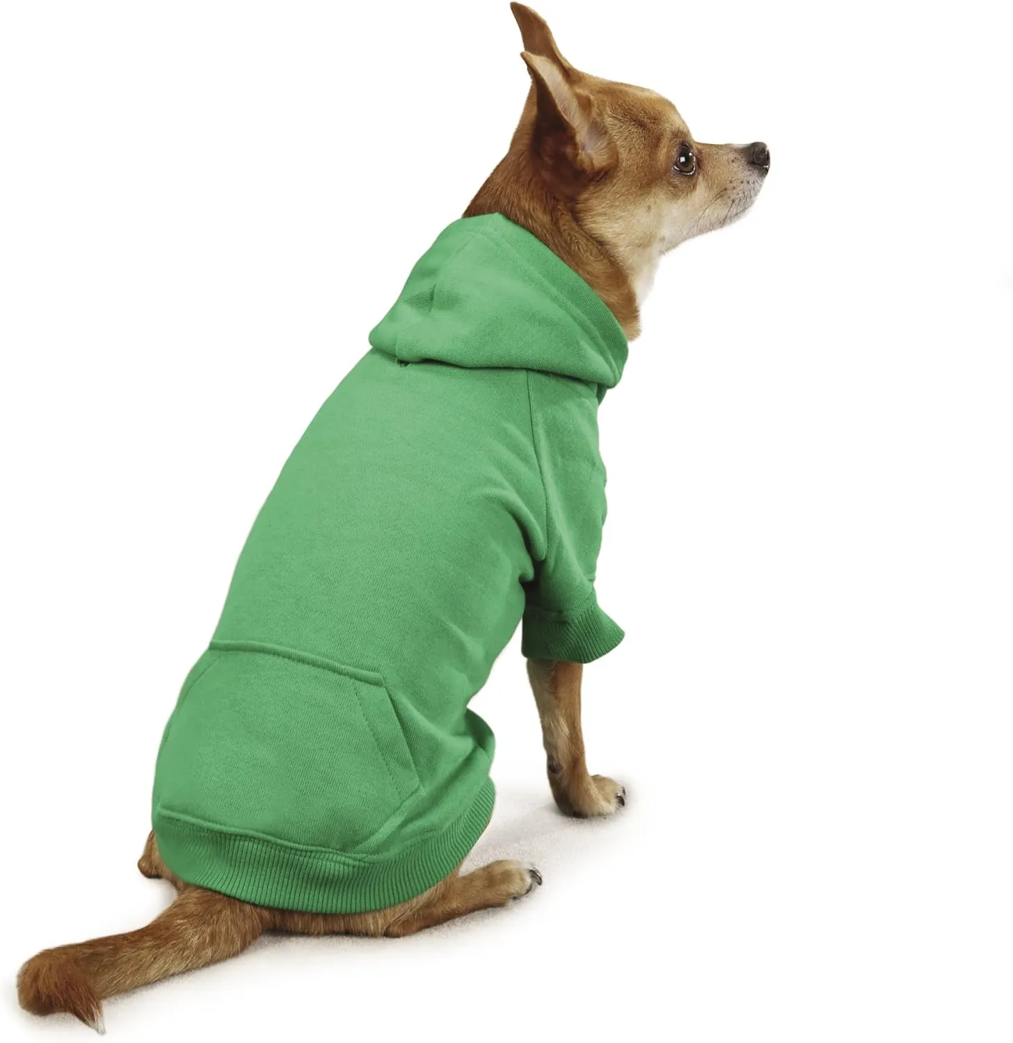 Basic Hoodie for Dogs, 24" XL, Green,Blue