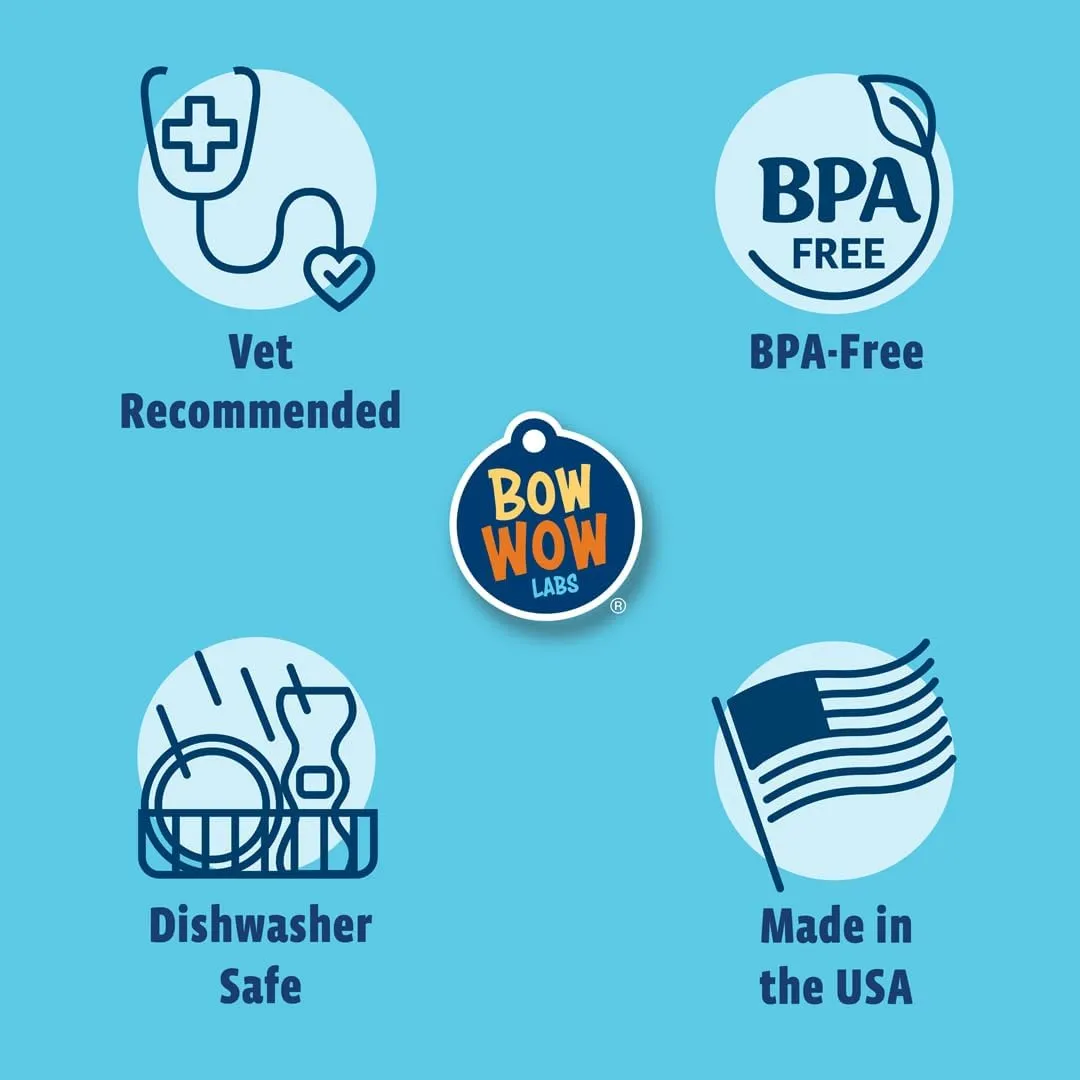 Bow Wow Labs Buddy Safety Device | Newly Redesigned Bully Stick Holder for Dogs | Made in The USA | Dishwasher Safe (S)