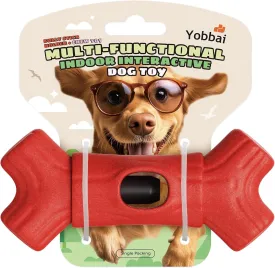 Bully Stick Holder for Large Dogs 55  lbs - Heavy Duty Chew Toy & Anti-Choking Safety Device | BPA-Free, Dishwasher Safe Dog Treat Holder for Aggressive Chewers