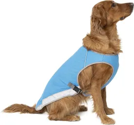 Canada Pooch Dog Cooling Vest - Evaporative Cooling Vest for Dogs with Breathable Mesh Material & Reflective Lining, Adjustable Dog Cooling Vest Great for Dogs 8 (7-9" Back Length), Aqua