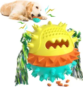 Carllg Dog Toys for Aggressive Chewers, Treat Dispensing Dog Toys, Durable Puzzle Balls Puppy Chew Toys for Teething, Dog Enrichment Toys for Medium and Large Breed