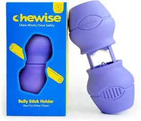 Chewise Bully Stick Holder, Ultimate Secure Heavy Duty, BPA-Free Safety Device for Dogs, Fits Various Bully Sticks and Dog Sizes