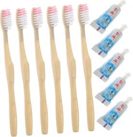 Didiseaon 10pcs Travel Toothbrush Toothpaste Kit Compact for Business Trips Traveling Random
