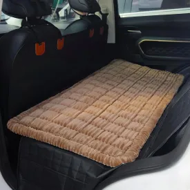 Dog Bed for Car, Backseat Pet Bed Mat, Dog Seat Cover for Car Back Seat, Non-Slip Travel Pet Mat, Fit for Backseat Extenders and Seat Covers (Darkcoffee, 24.8x54inch)