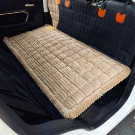 Dog Bed for Car, Backseat Pet Bed Mat, Dog Seat Cover for Car Back Seat, Non-Slip Travel Pet Mat, Fit for Backseat Extenders and Seat Covers (LightCoffee, 24.8x54inch)