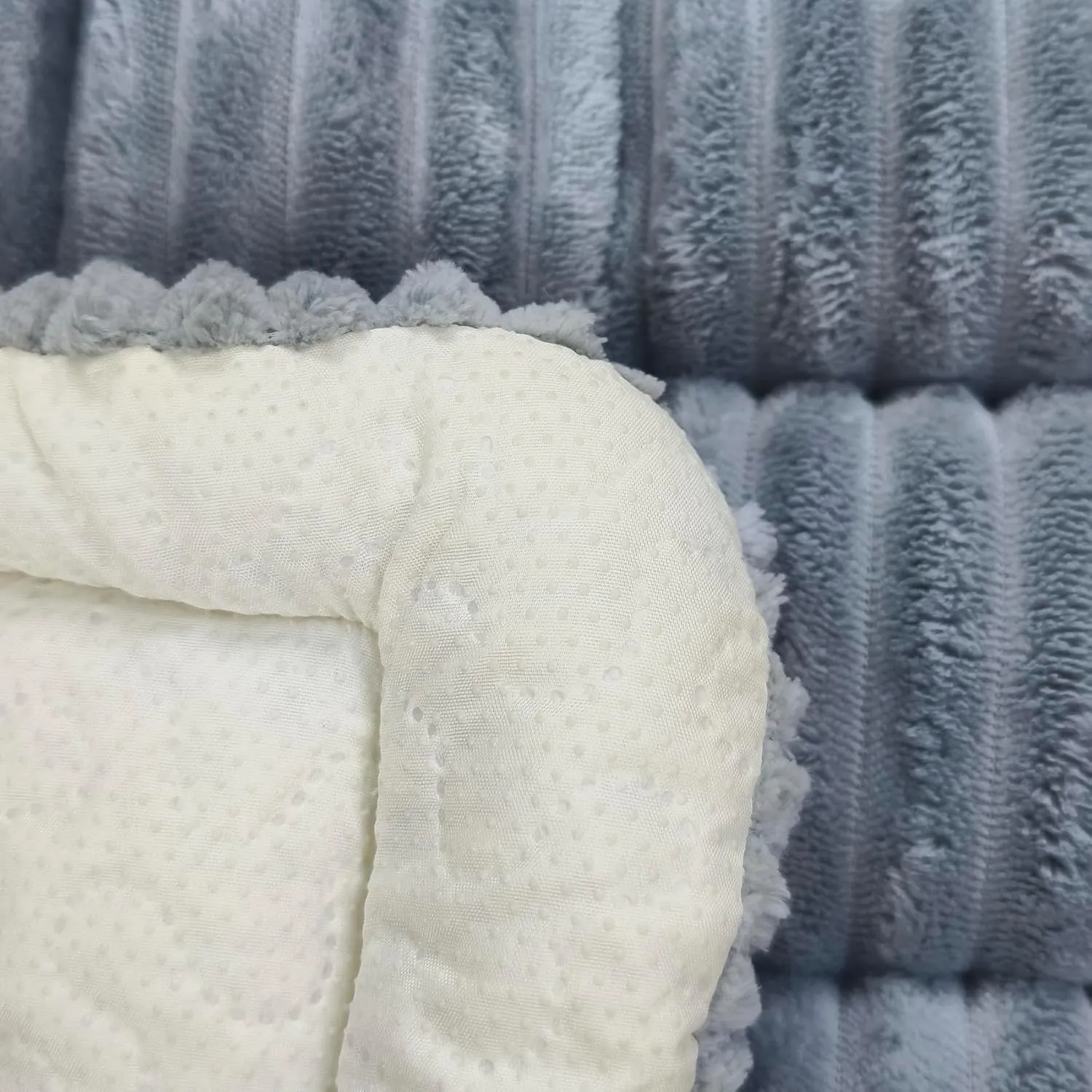 Dog Bed for Car, Backseat Pet Bed Mat, Dog Seat Cover for Car Back Seat, Non-Slip Travel Pet Mat, Fit for Backseat Extenders and Seat Covers (LightGray, 24.8x54inch)