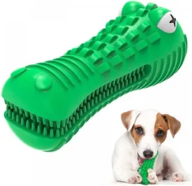 Dog Chew Toy, Natural Rubber Dog Toothbrush Aggressive Chewers, for Medium to Large Dogs, Squeaky Dog Toy, Extremely Durable Dog Toy, Fun To Chew and Chase