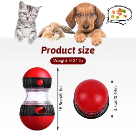 Dog Food Puzzle Toys, Interactive Treat Dispensing Dog Toys, Adjustable Slow Feeder Ball to Keep Them Busy and Mentally Stimulated, Great for Large/Small Aggressive Chewers Dog Breeds Pet Gifts