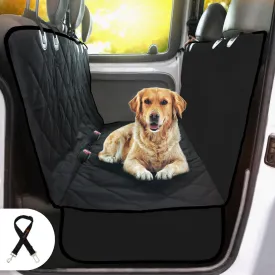Doggie World Dog Car Seat Cover for Back Seat for Cars & SUVs - Durable Pet Car Seat Cover Backseat Protector, Nonslip Dog Hammock for Car, Waterproof Scratchproof Rear Seat Cover Against Dirt, Fur