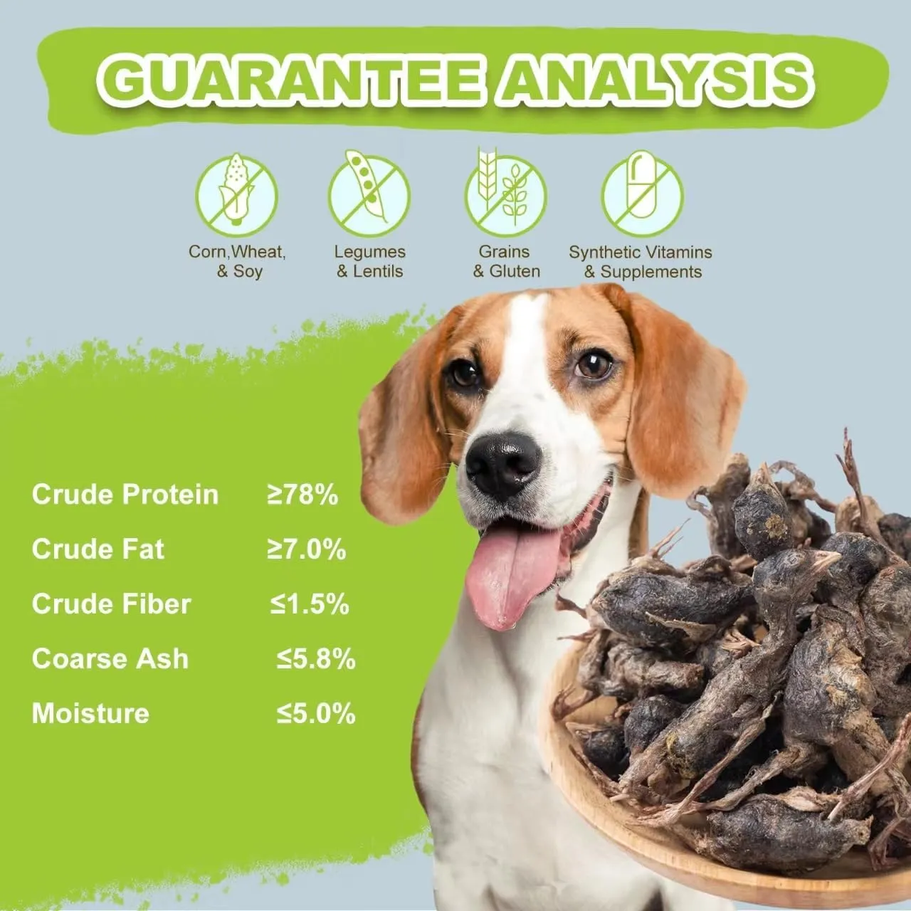 Freeze Dried Cats Treats - Little Quail Natural Dog Treats Delicious Snacks Training Pet Food Healthy Easy Digestion (3 OZ)