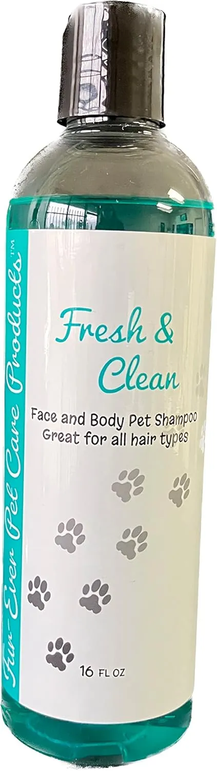 Fresh & Clean Face and Body Pet Shampoo (16oz)