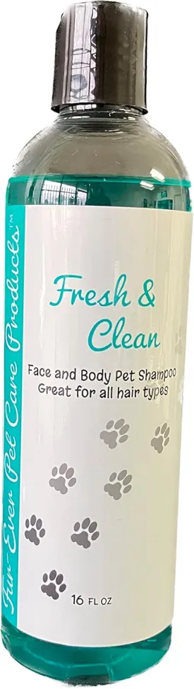 Fresh & Clean Face and Body Pet Shampoo (16oz)