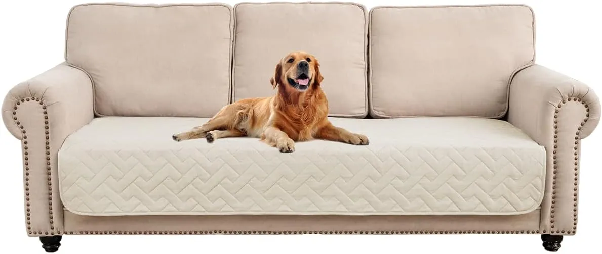 fuguitex Waterproof Dog Bed Cover Couch Cover for Pet Anti-Slip Cat Mat Pet Pad Blanket for Sofa Chair Recliner Bed Furniture Protrctor