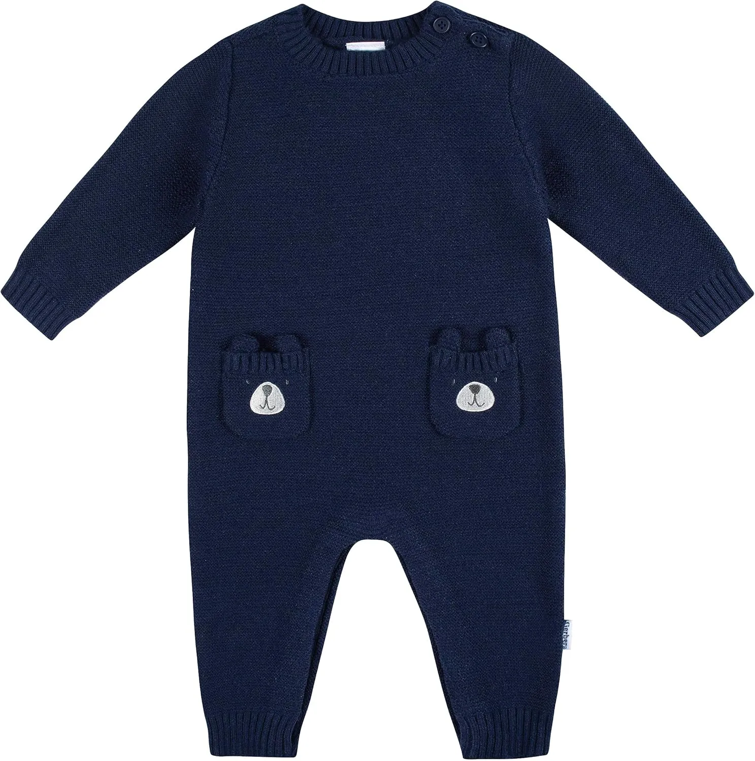 Gerber baby-boys Sweater Knit Romper Jumpsuit