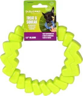 Gnawsome Treat & Squeak- Chartreuse