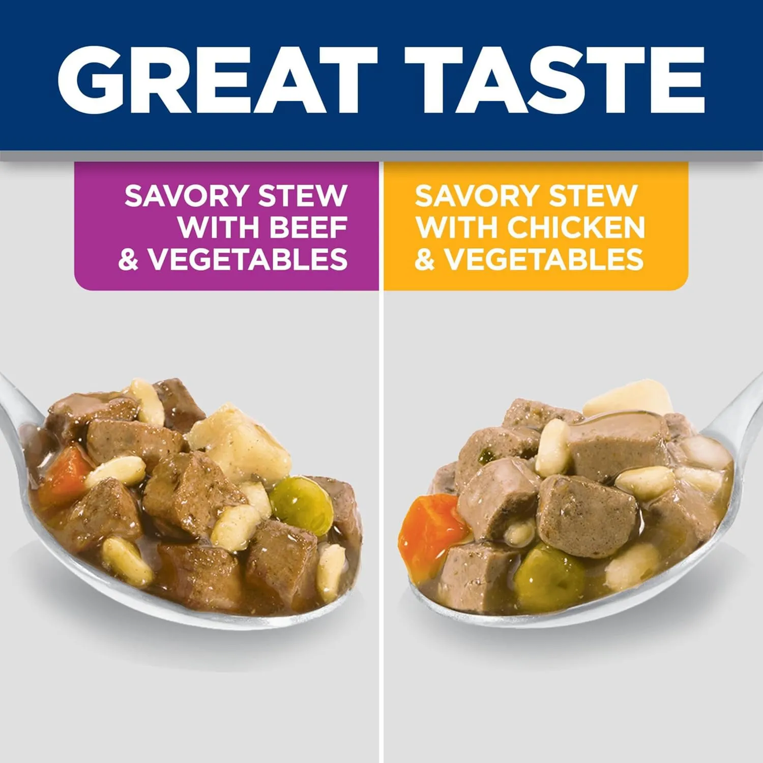 Hill's Science Diet Small & Mini, Adult 1-6, Small Breeds Premium Nutrition, Wet Dog Food, Variety Case: Chicken & Vegetables; Salmon & Vegetables Stew, 12 x 3.5 oz Tray