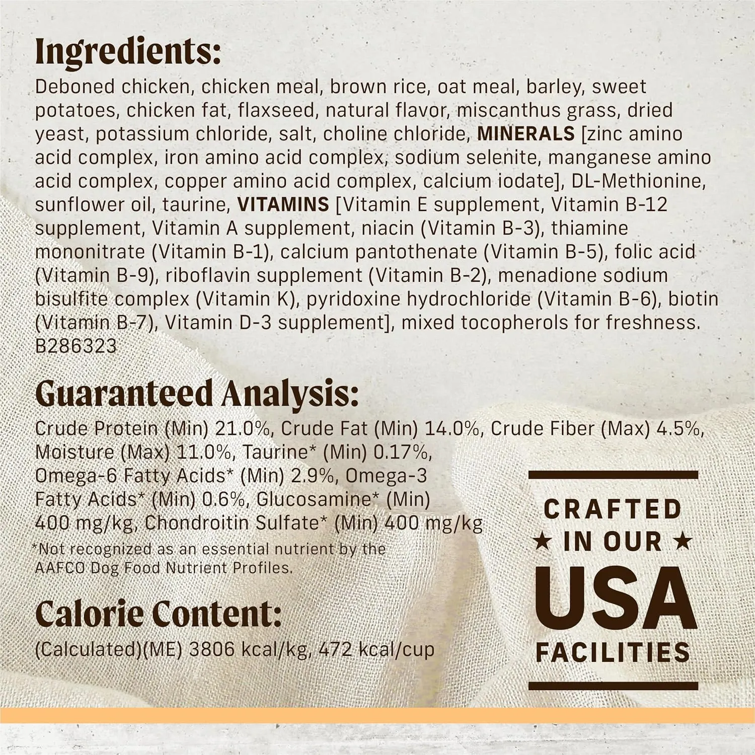 Merrick Limited Ingredient Diet Premium and Natural Kibble with Healthy Grains Chicken and Brown Rice Dog Food - 22.0 lb. Bag
