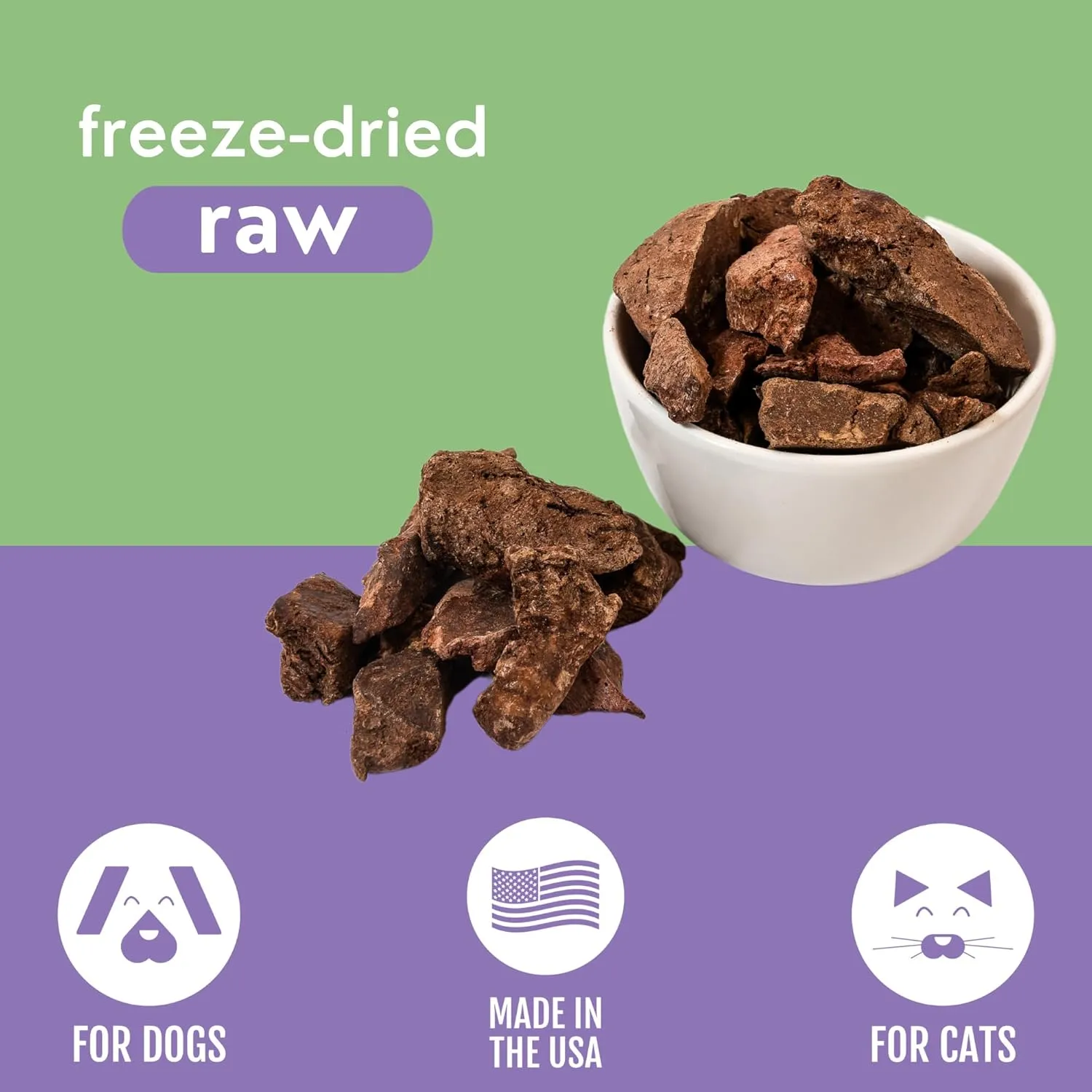 Momentum Carnivore Nutrition Freeze-Dried Turkey Liver Dog Treats  Single-Ingredient, Dog & Cat Treats  High-Protein, Grain-Free 3.5 oz Pack