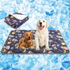 Paw Legend Dog Cooling Mat for Dogs Cat Cooling Pad for Dog Pet Cooling Mat Cooling Blanket Summer Cool Tech Fabric Washable Dog Sleeping Pad on Kennel Sofa Bed Floor Car Seats, Small