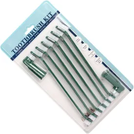 Pet Health Care Tool Dog Cat Toothbrush Set Finger Brush Ergonomic Handle Reduces Oral Risk