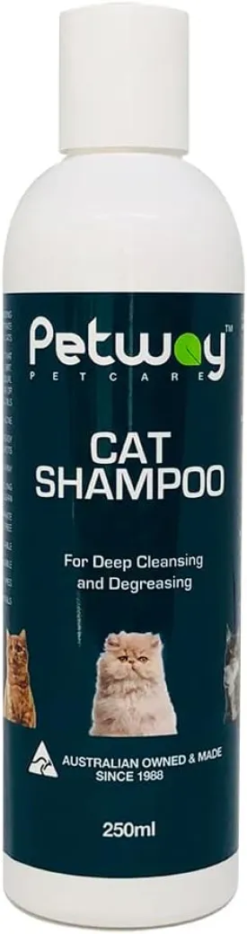 Petcare Cat Shampoo, Anti Dandruff Shampoo for Deep Cleanse & Degreasing, Removes Excess Oils, Dirt and Dandruff, pH Balanced, Parabens & Sulfates Free, Cruelty Free, 8.5 Fl Oz (250ml)