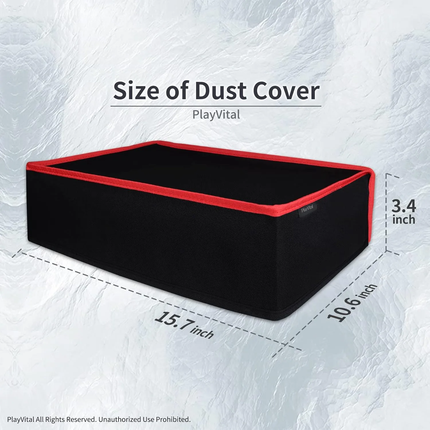 PlayVital Dust Cover for ps5 Console Digital Edition & Disc Edition - Horizontal ver