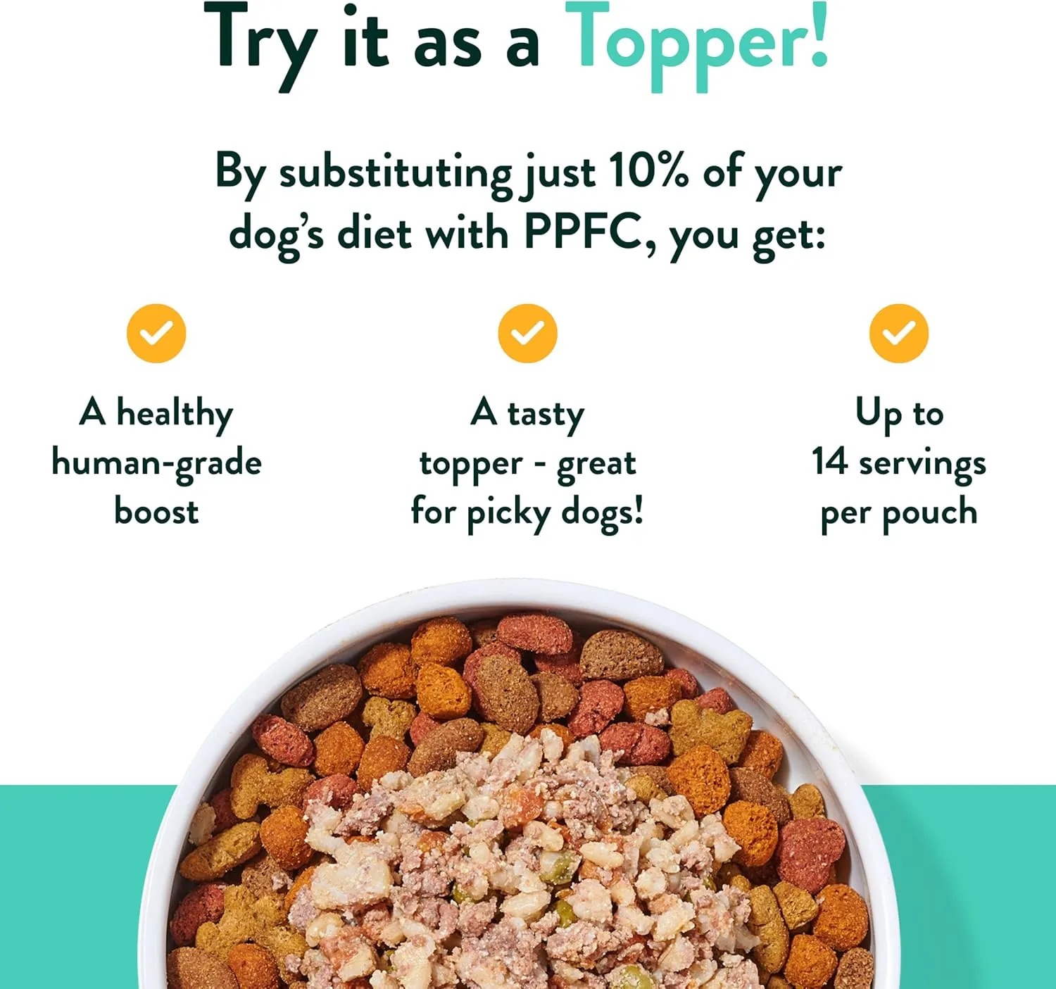 Portland Pet Food Company Rosies Beef N' Rice Fresh Dog Food Pouches - Human-Grade, Gluten-Free Wet Pet Meal Topper & Mixers - Small & Large Breed Puppy & Senior Dogs - Made in The USA - 5 Pack