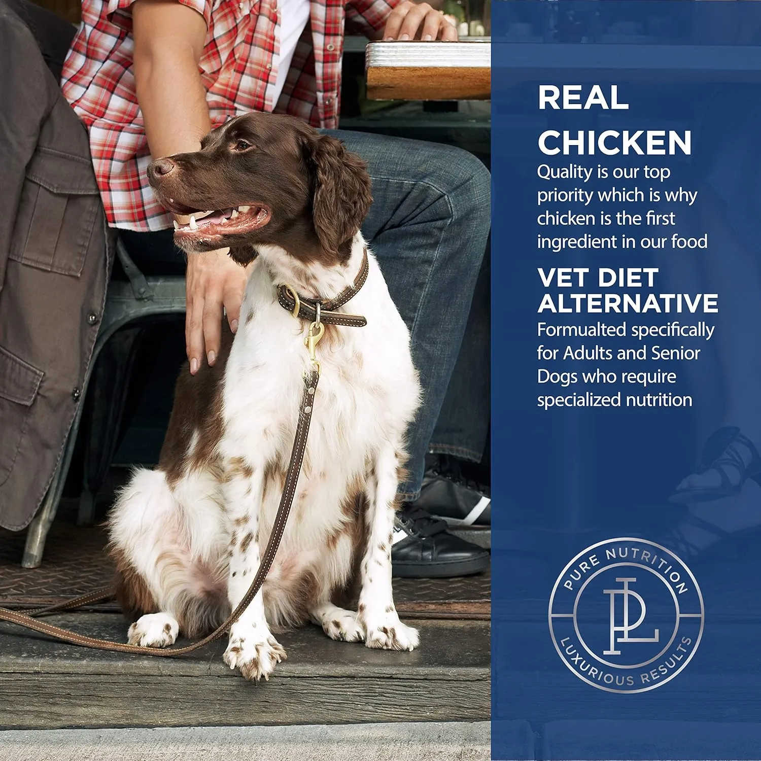 PURELUXE Grain and Gluten Free Dog Food, Stellar Elite Nutrition, Chicken, Trout, and Eggs, for Adult and Senior Dogs, Made in The USA, 22lbs