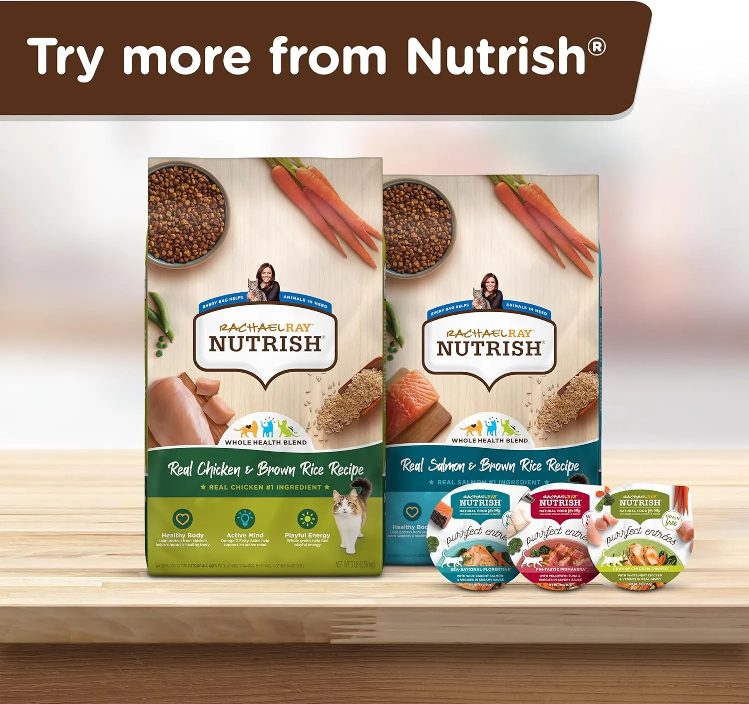Rachael Ray Nutrish Premium Natural Dry Cat Food, Real Chicken & Brown Rice Recipe, 14 Pounds (Packaging May Vary)