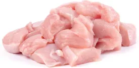Raw Paws Frozen Raw Turkey Breast for Dogs & Cats, Chunks 2-lb (8 Pack) - Made in USA - Small-Batch Frozen Raw Dog Food - Natural Turkey Dog Food - Food for Dogs