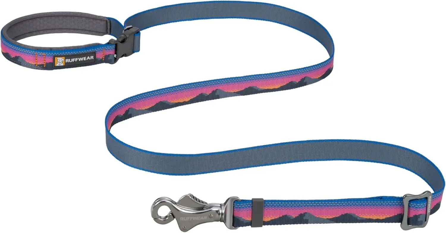 Ruffwear, Crag Ex Leash, Extendable Dog Leash, Hand-Held or Waist-Worn Reflective Lead, Alpine Dusk