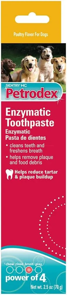 Sergeant's Petrodex Poultry Flavored Toothpaste for Dogs 2.5-oz