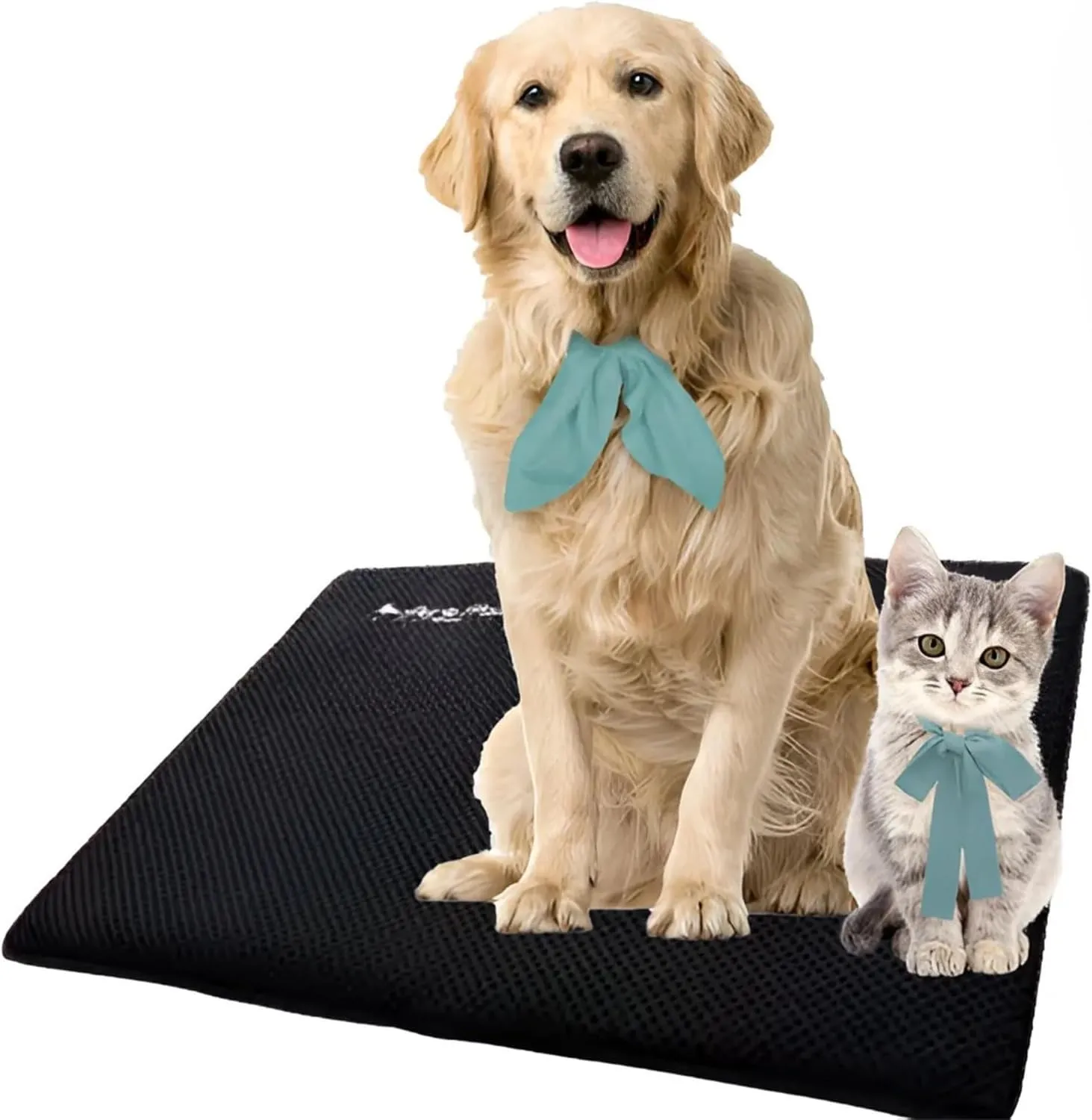 Small Dog Cooling Mat Indoor for Nikken Kenko Cool Pet Pad - Self Cooling Dog Bed Mats for Summer - Breathable Cool Mat for Dogs & Cats - Comfortable Puppy & Cat Cooler Bed Essentials for Pets (Large)