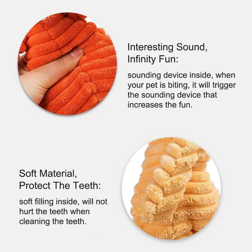 Stuffing Squeaky Plush Dog Toy Chew Speak Toy (Monkey)
