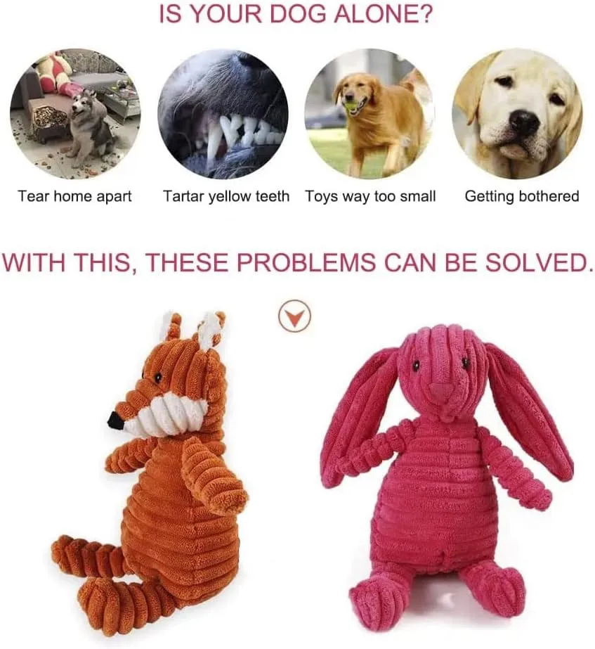 Stuffing Squeaky Plush Dog Toy Chew Speak Toy (Mouse)