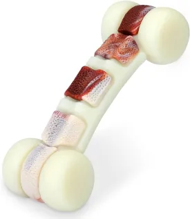 Tikaton Hammerbone Durable Dog Chew Toy for Aggressive Chewers, Beef Flavor Dog Toy, Large